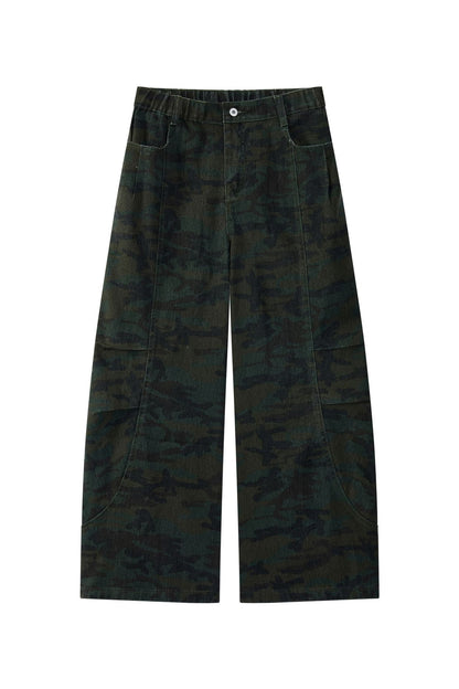 Winter loose wide leg casual pants and floor pants